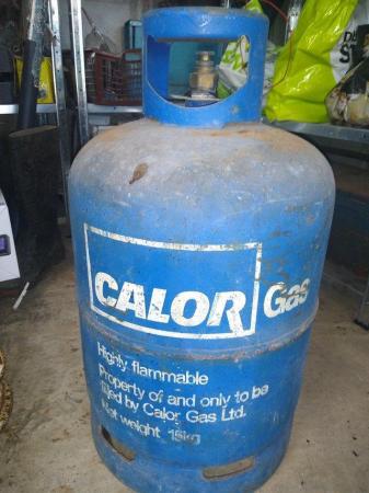 Image 1 of Calor gas bottle 15 kg  not sure if there's gas init