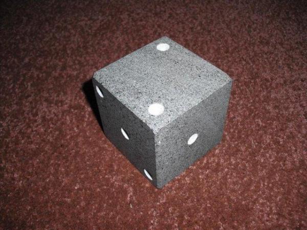 Image 2 of Dice paperweight ornament for sale