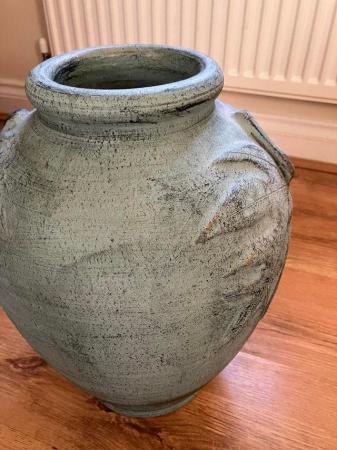 Image 2 of Greyish blue vase - quite heavy