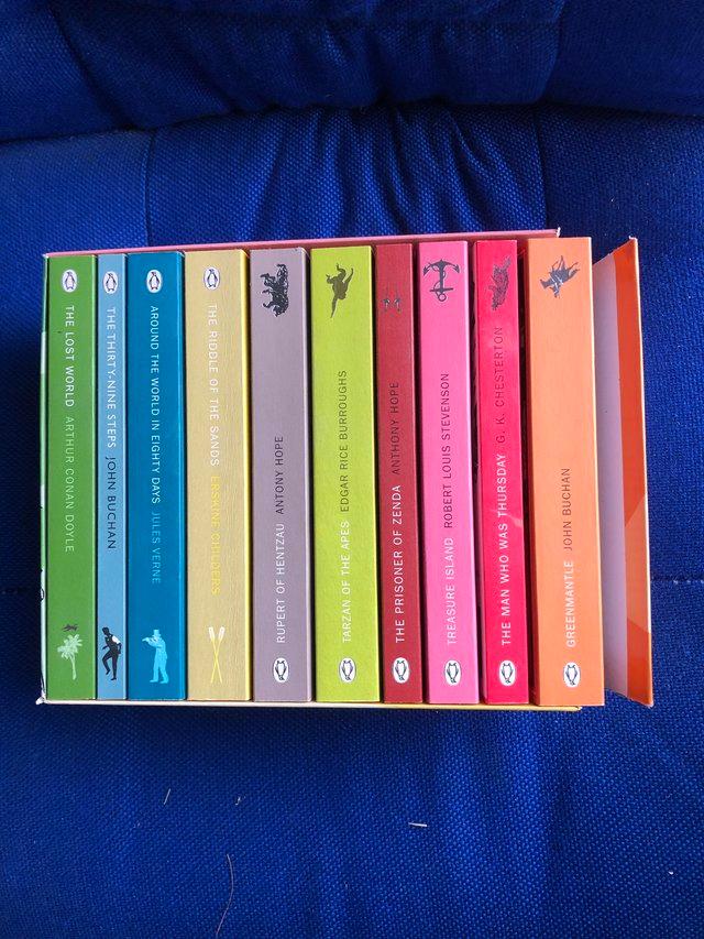 Preview of the first image of Boys’ Own Adventures Penguin Boxed set of 10 books..