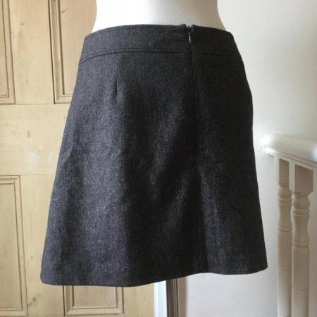 Image 6 of NEXT Wool Mix Flirty Pleated Skirt, Fully Lined, Sz 10, 31”