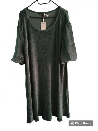 Image 1 of Swing Dress Forest Green 26 plus