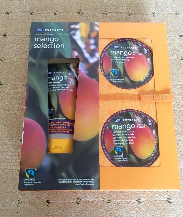 Preview of the first image of Boots extracts Mango Collection new in box.