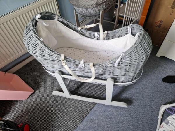 Image 1 of Moses basket for sale great condition as