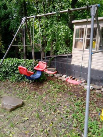 Image 1 of CLEARANCE Giant TP metal triple swing set