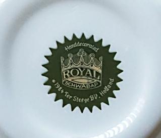 Image 2 of Cups and Saucers. Royal Schwabap 1984 Ter Steege BV-Holland