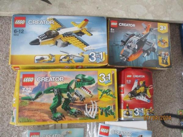 Image 2 of LEGO CREATOR SETS.3 IN 1'S
