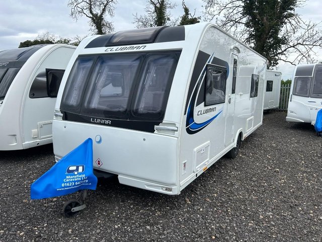Preview of the first image of Lunar Clubman SB 2018, 4 Berth Caravan *Fixed Single Beds*.