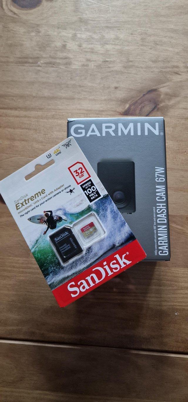Preview of the first image of Garmon Dash Cam 67W (Boxed and Unused).