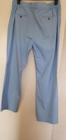 Image 2 of Ladies blue casual trousers size 16