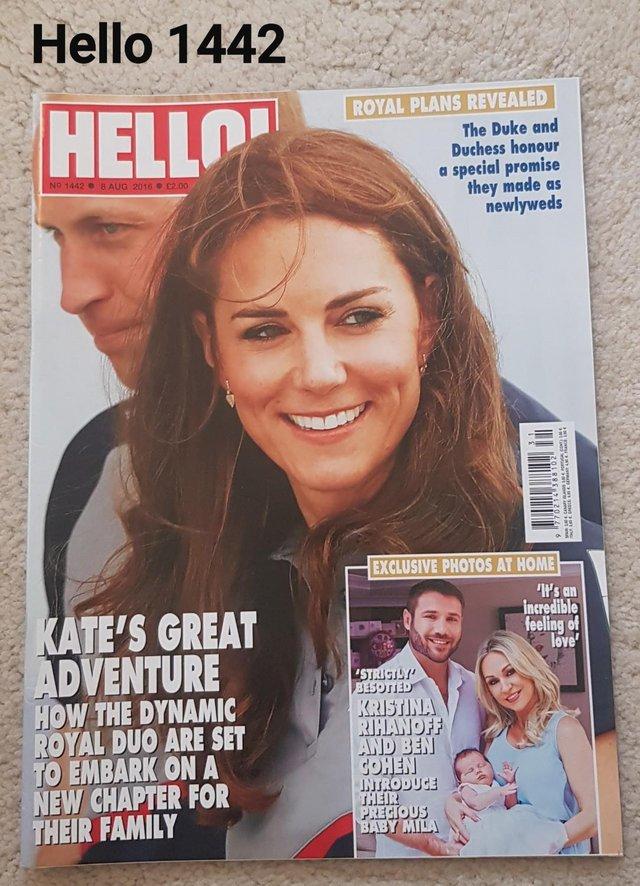 Preview of the first image of Hello Magazine 1442 - Royal Plans: Kate's Great Adventure.