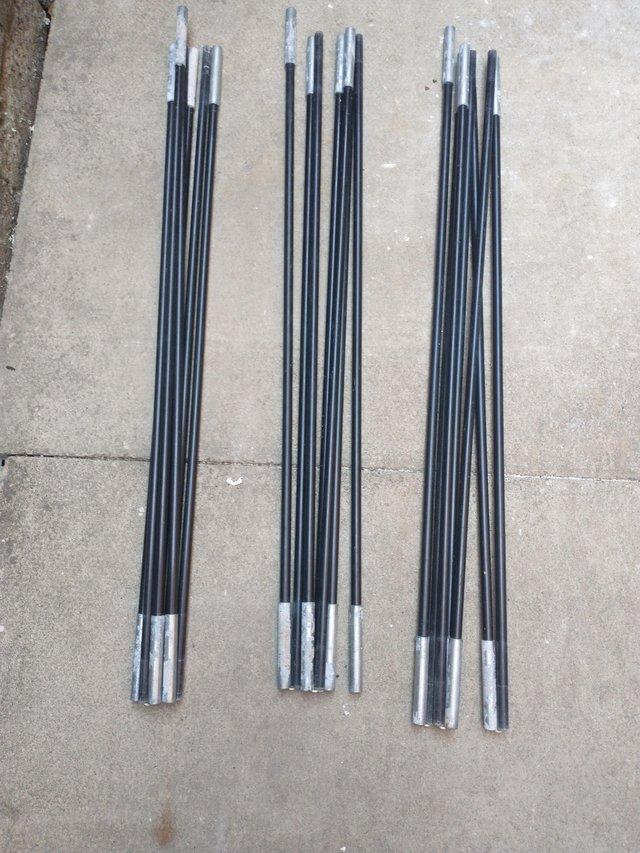 Preview of the first image of Tent poles fibre glass,....,......