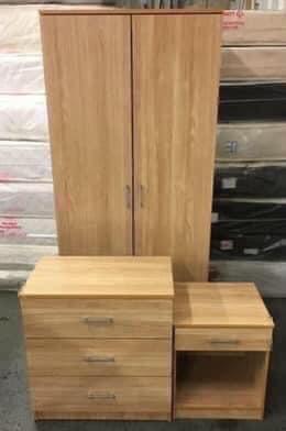Image 1 of PANAMA 2 DOOR SET - OAK available in different colours to