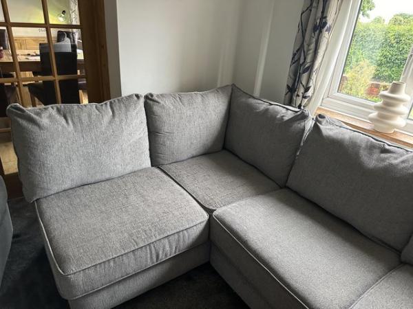 Image 3 of 5 seater sofa with two large foot rests and double chair