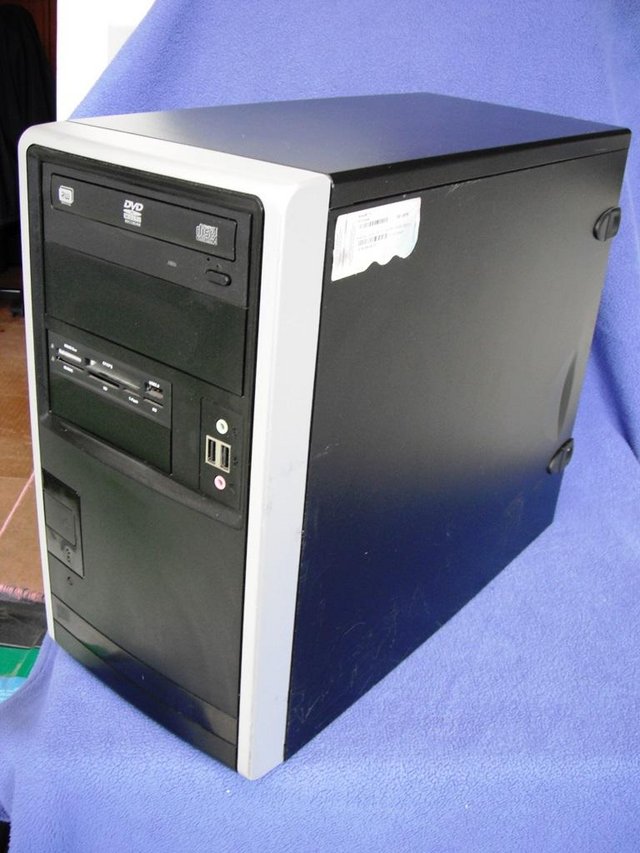 Preview of the first image of Gigabyte Mini-tower base PC computer with Windows 10 Pro 64x.