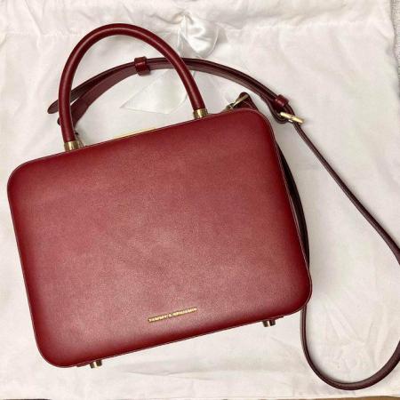 Image 2 of Tammy & Benjamin Medium Leather Vanity Box Crossbody Handbag