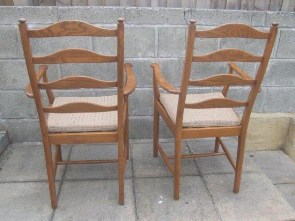 Image 2 of 2 Ercol Penn Carver Dining Chairs