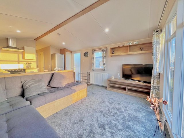 Preview of the first image of REDUCED PRICE DECKING & TUB CENTRAL HEATED PARKING CARAVAN.