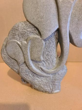 Image 4 of Soapstone Sculpture Elephant Design