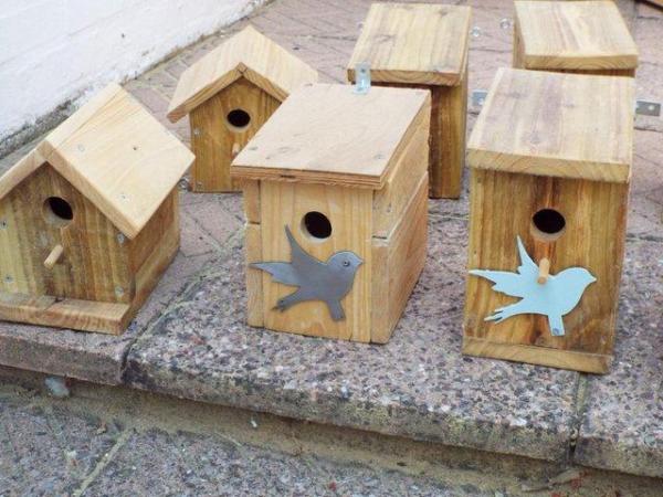 Image 1 of nest boxes ,in 1 inch wood made to last .