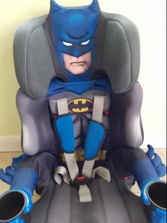 Image 3 of Batman childrens car seat. Stage 1 2 3