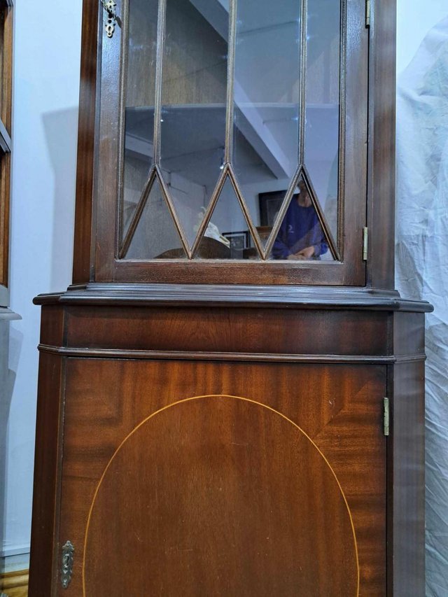 Preview of the first image of Corner Display Cabinet- good condition.