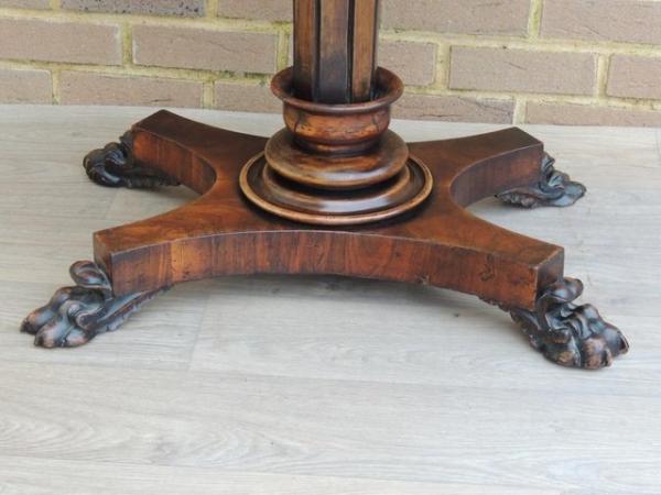 Image 4 of Antique Walnut Card Table Console (UK Delivery)