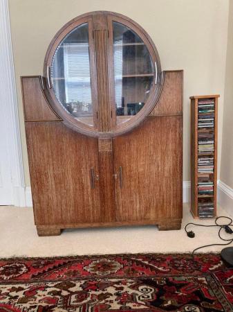Image 3 of 1920’s Glass Fronted Cabinet in excellent comdition