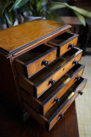 Image 2 of Victorian Style Apprentice Piece Small Drawers Dressing