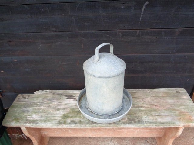Preview of the first image of Galvanised Water Drinker - Nr Newton Abbot.