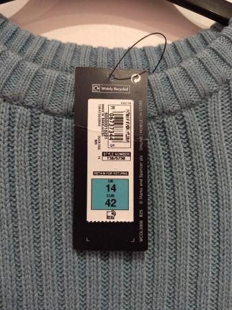 Image 7 of New Marks and Spencer M&S Collection Short Sleeved Jumper 14