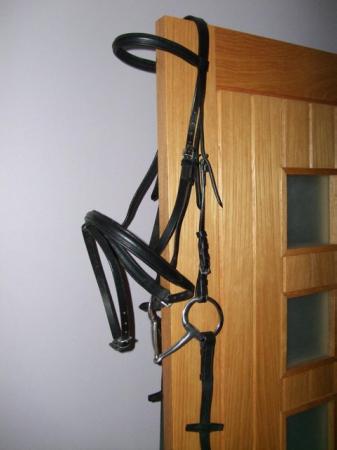 Image 1 of Full size leather horse bridle