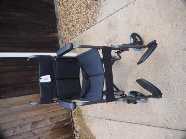 Image 3 of (B) Manual wheelchair Folding Light weight wheelchair