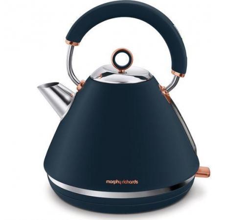 Image 1 of MORPHY RICHARDS ACCENTS KETTLE-1.5L-RAPID BOIL-NEW--BLUE
