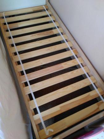 Image 1 of Ikea Sniglar Toddler Bed - Nearly New With Mattress