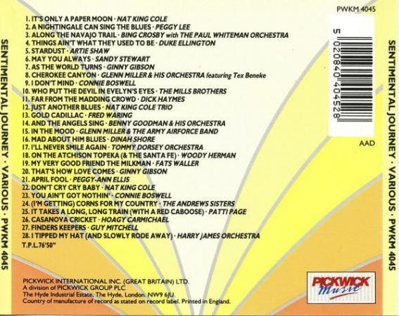 Image 3 of Sentimental Journey 28 Track CD (Incl P&P)