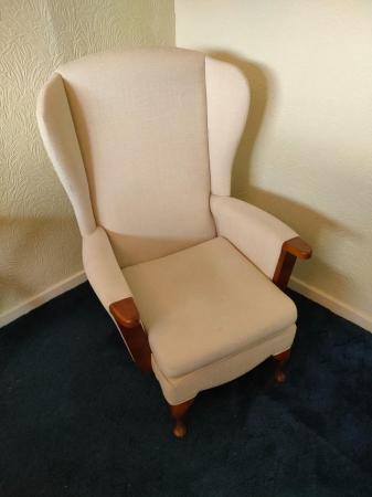 Image 2 of High Seat Chair in Cream