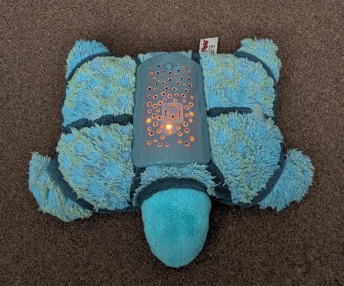 Image 3 of Kids Turtle Pillow Pets Projector Nightlight