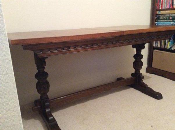 Image 1 of Old Charm draw leaf Dining Table.