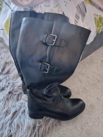 Image 2 of Ladies black knee length boots
