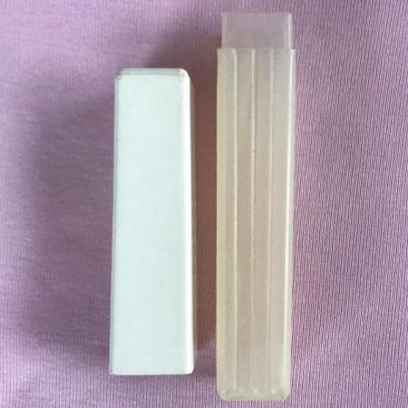 Image 2 of Vintage 1960's pink rose travel toothbrush container