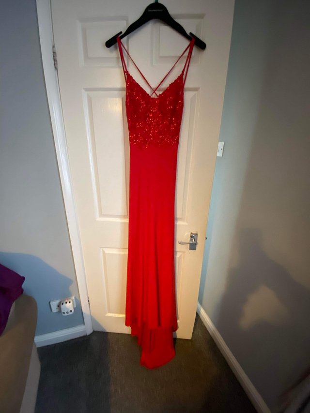 Preview of the first image of Red prom dress for sale, Helmsley.