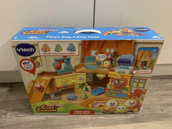 Image 1 of VTech Garage and Toot Toot Cars