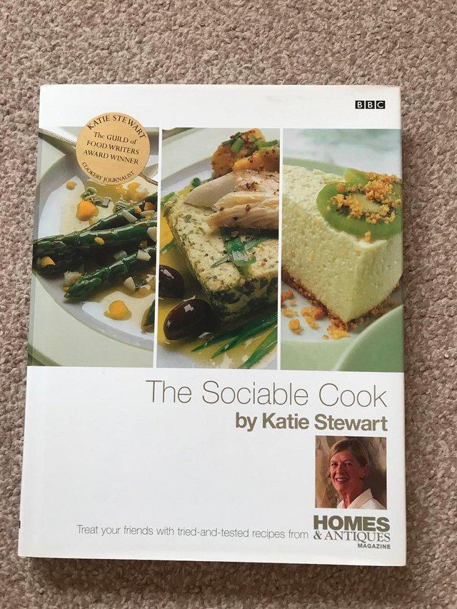 Preview of the first image of Katie Stewart The Sociable Cook Cookbook.