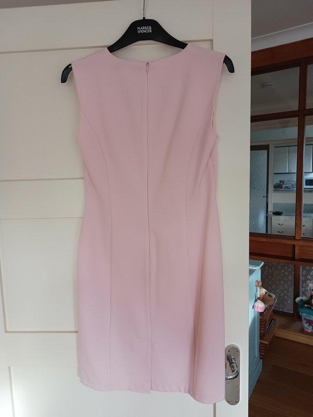 Preview of the first image of Soft pink Ashley Brooke shift dress.