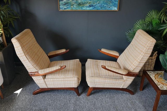 Image 4 of Mid Century Greaves & Thomas Rosewood Armchairs