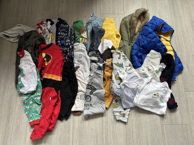 Preview of the first image of Baby boys clothes bundle.