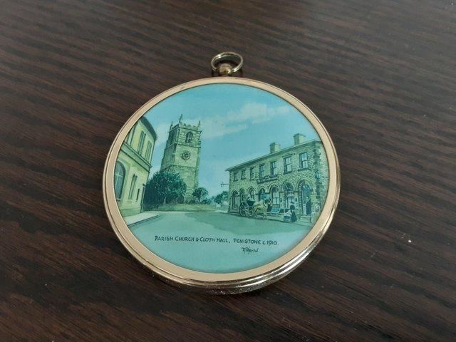 Preview of the first image of Miniature hanging picture of Penistone 1910.