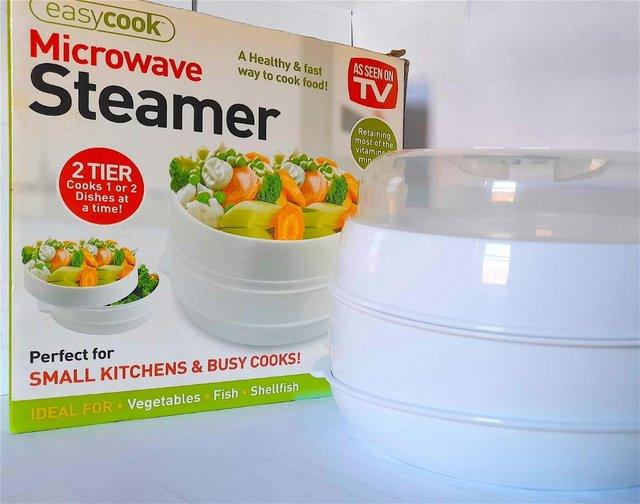 Preview of the first image of UNUSED EASYCOOK STEAMER for MICROWAVE.