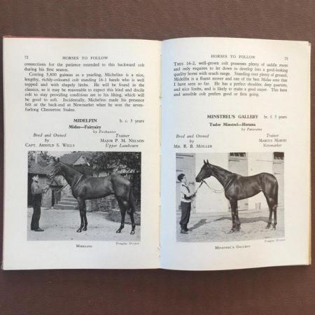 Image 2 of Vintage 'Horses to Follow 1955' book. 136 pages. John Betts.